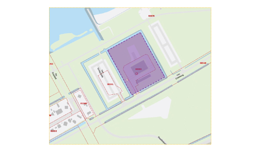 Landbouwschuur en erf beschermd gebied